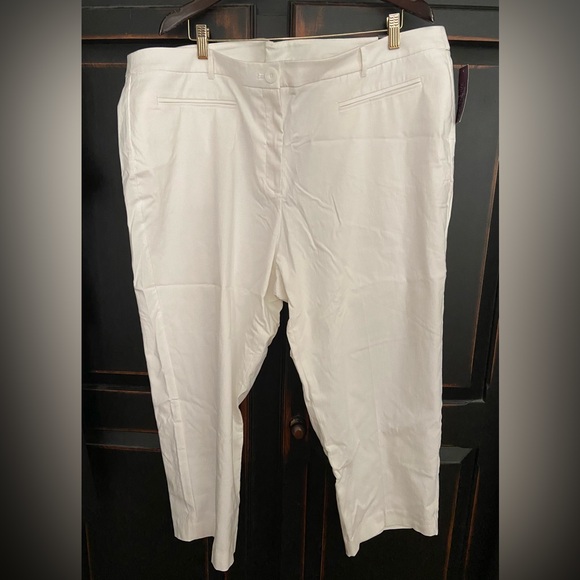 26W Lane Bryant Straight Leg Crop Pants NWT - Picture 4 of 17